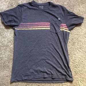 Men’s Billabong Striped Pocket T